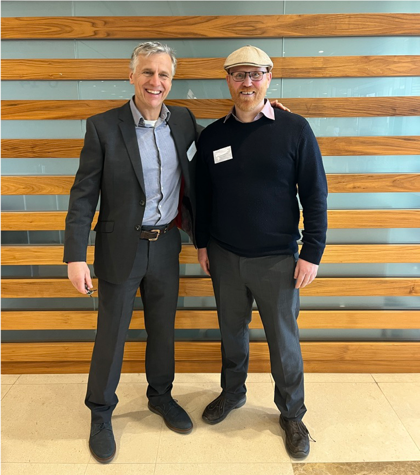 Paul Radziwill (left) and Dr Frank Gommer (right)
